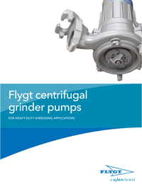 Flygt centrifugal grinder pumps