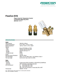 Flowcon EVS Tech Note